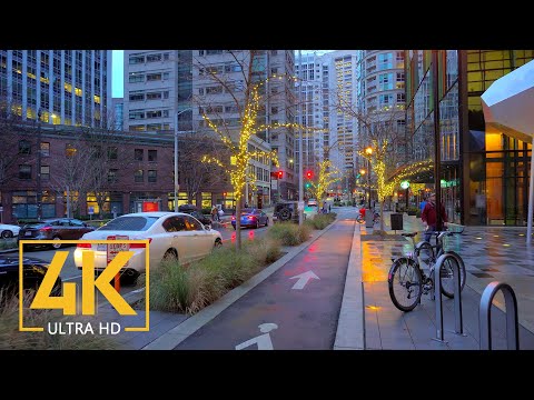 Seattle Streets Walking Tour - 4K City Walk Video - Short Preview