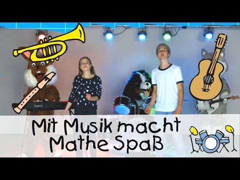 🐶 Mit Musik macht Mathe Spaß - Mathe Lernlieder mit Marie Wegener & Finn || Kinderlieder
