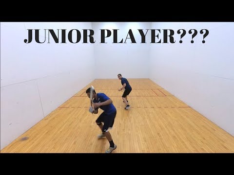 Racquetball Clips 38 -  This Junior is for real.