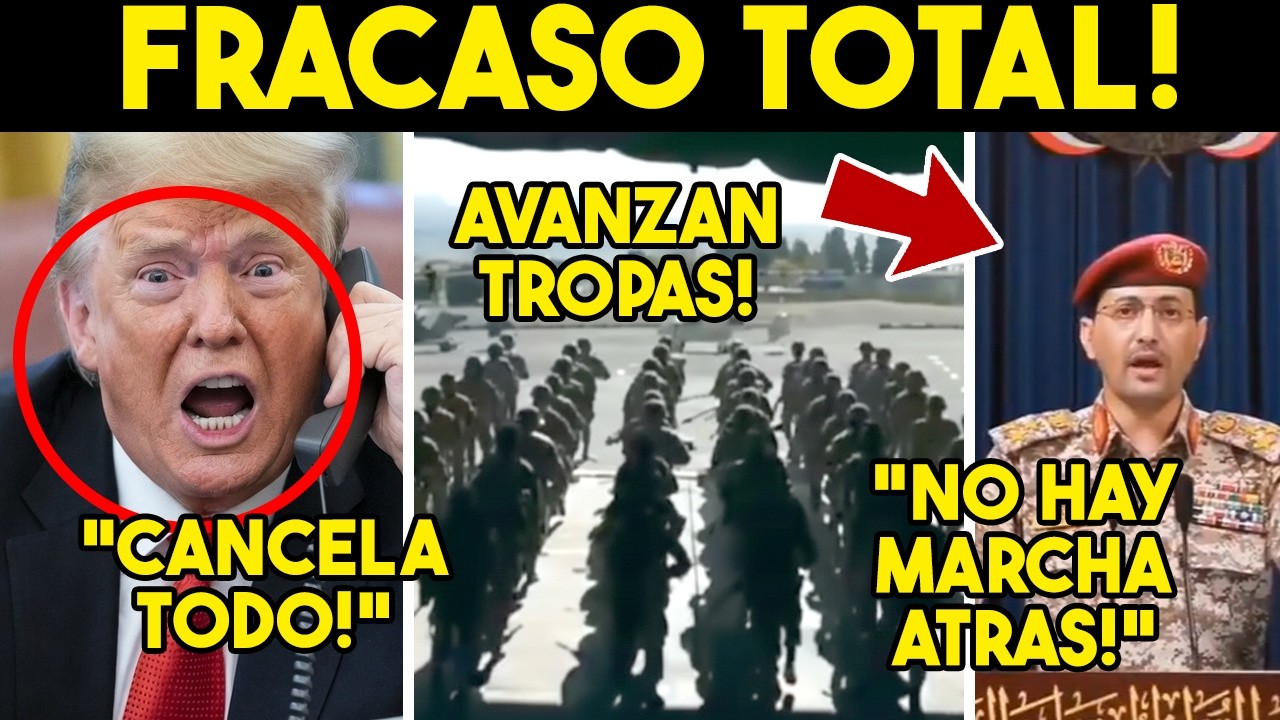 TRUMP NO AGUANTO! CANCELA TODO, IRAN LIBRE. MARTILLAZO A EU, CAE LLUVIA DE FUEGO. HOY