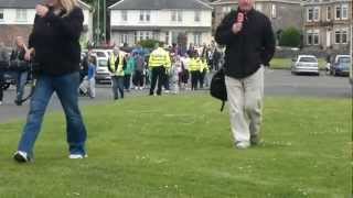 Inverclyde Anti Knife Group - Raising Awareness Walk Esplanade - Battery Park