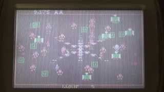 Retro Handheld Console Gameplay Atari Lynx Robotron 2084
