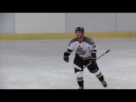 Hluboká nad Vltavou Knights - HC Vimperk 7:2, 2018-19 (gól Lukáše Moudrého z tr.střílení)