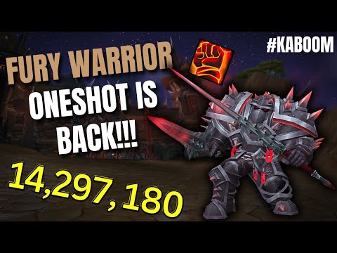 The MOST Overpowered Fury Warrior One-Shot is BACK!!!⚔️💥
