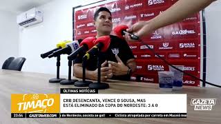 CRB 3 X 0 SOUSA - COLETIVA - EDUARDO BARROCA TÉCNICO DO CRB - 29-04-26