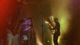 Shabaka Hutchings with Moses Boyd and Theon Cross at South by South West - Mzwandile