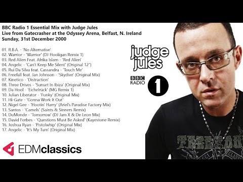 Judge Jules - Radio 1 Essential Mix - Live from Gatecrasher (Odyssey Arena), Belfast - 31 Dec 2000