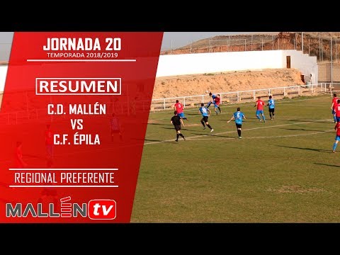 Resumen | C.D. Mallén vs C.F. Épila 2-2 | Regional Preferente 2018/19