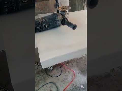 Gola making| Supreme White Marble Order Now #kitchentop #marblecountertops #marble #homedecor #slab