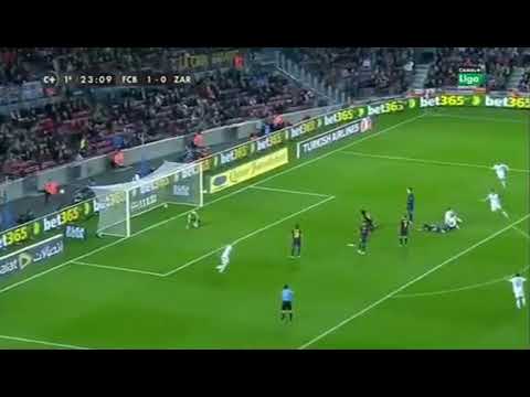 Liga 2012/13 Gol de Montañés / FC Barcelona - Real Zaragoza