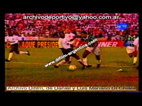 ARCHIVO DIFILM PALMEIRAS VS CORINTHIANS DE BRASIL 1 A 1 01/08/95