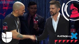 Residente y Juanes juntos detrás del escenario y expresan su respeto mutuo | Latin GRAMMY