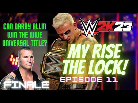 My Rise "THE LOCK" CAREER MODE FULL ENDING  #wwe2k23 #ps5 #wwe #darbyallin #myrisegameplay