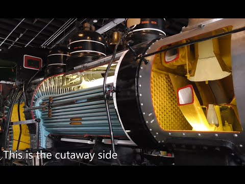 How A Locomotive Works - Cutaway Steam Locomotive