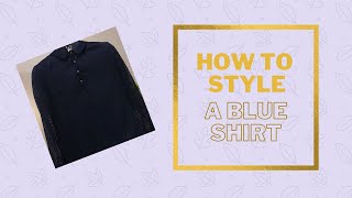 Download lagu Blue Shirt Style | Dark Blue Shirt Outfits | Blue Shirt Outfits For Women mp3