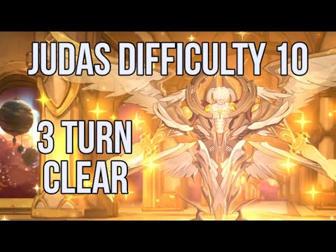Judas Difficulty 10 in 3 Turns (Mei Lin, Veronica, Mika) - Chaos Zero Nightmare