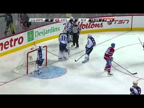 Lars Eller scores 4 goals vs. Jets 1/4/12