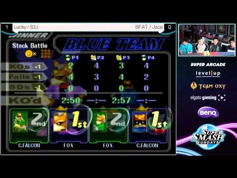 SSS 18-  Lucky & S2J (Blue) Vs. MioM SFAT & Jace (Green) - Winner's Finals