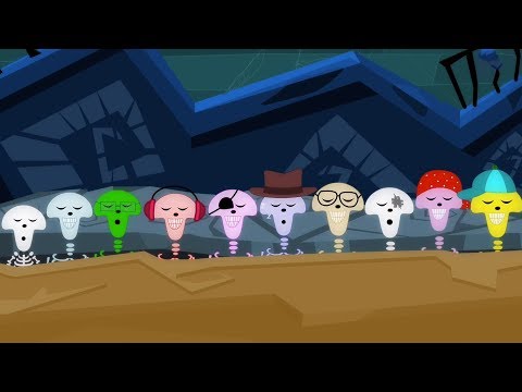 Ten In The Bed Monsters | Nursery Rhymes | Song For Kids | Counting Song 123 | Rhymes For Children