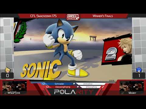 CFL Smackdown 175 WiiU - WSGP | Dyr (Cloud) vs Manny (Sonic) - Winners Finals