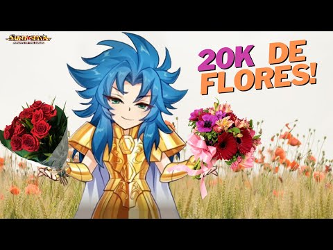 ABRINDO 20K DE FLORES, FAZ DIFERENÇA??! #SaintSeiyaAwakening