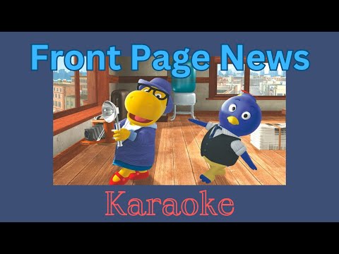 Front Page News Karaoke | Backyardigans Background Tracks