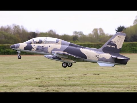 ② GIANT 1/4 SCALE RC AERMACCHI MB-339 JETCAT P180 RX"MWM WARBIRDS"LMA EAST KIRKBY MODEL SHOW - 2015