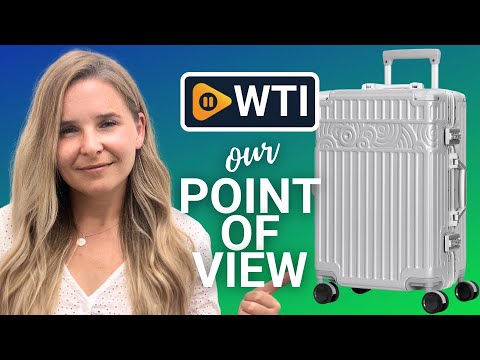 Krute Carry On Luggage Hard Shell Silver - WTI product video review