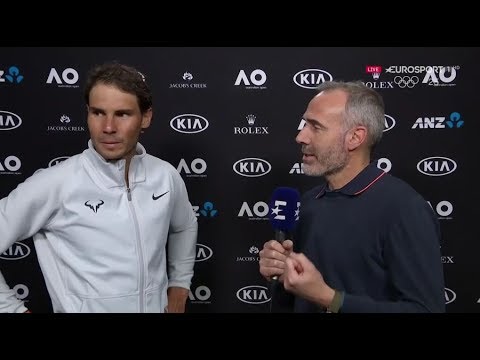 Rafael Nadal Interview with Alex Corretja / R1 AO 2018 (in Spanish)