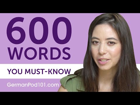 600 Words Every German Beginner Must Know