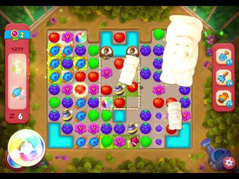 GardenScapes Level 4279 no boosters (16 moves)
