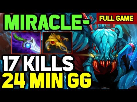 OMG! Miracle destroys MID Tinker with 7.25 buffed Weaver