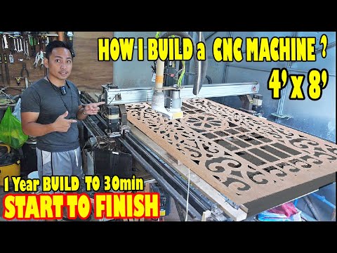 Full-Size CNC for  Step-by-Step Guide to Build Your Own! 4'x8' CNC MACHINE.