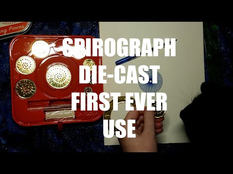 Spirograph Die-Cast Collector's Set First Use