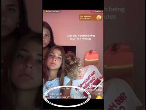 Madden and Leah on live! #maddenross #leah #ship #ladden