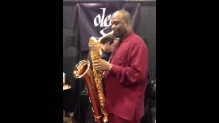James Carter on Oleg baritone sax