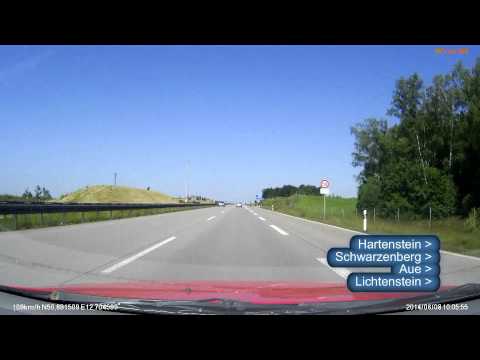 Niemcy (Deutschland) A72 Kreuz Chemnitz - Zwickau West x3