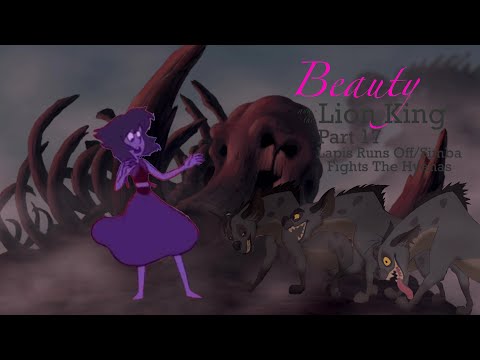 Beauty and the Lion King (1991/Trina Mouse) Part 17 - Lapis Runs Off/Simba Fights The Hyenas