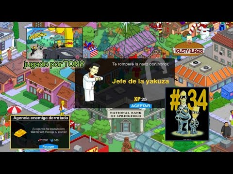 Los Simpson Springfield "Agentes Secretos, Cap. 34 - Wall Street, Ag. enemiga derrotada" Tony