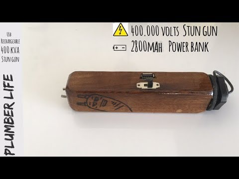 diy how to make a stun gun 400kv