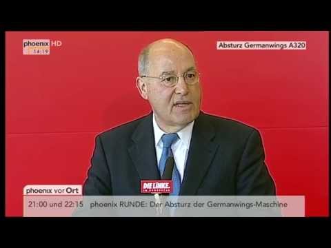 Absturz Germanwings A320: Statement von Gregor Gysi am 24.03.2015