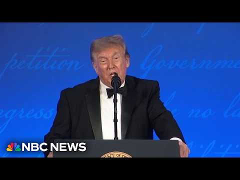 Trump says 'a lot was learned' from White House Correspondents' Dinner shooting