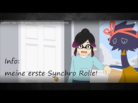 Meine erste Synchro-Rolle! Ich bin die Mutter in Splashout Folge 1 (Splatoon 2)