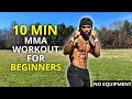 10 Min MMA Workout For Beginners EASY Combat Moves