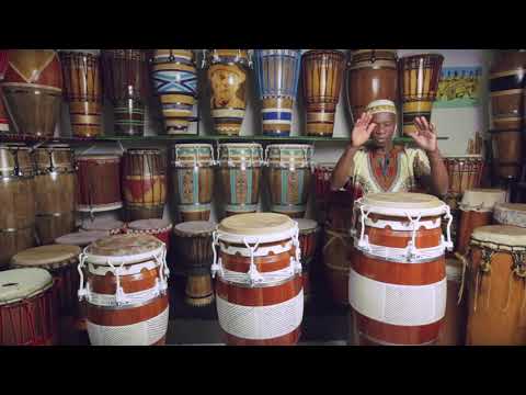 The three voices of Congo de Ouro in the trio of drums with master Caçapava