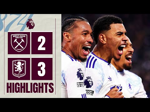 🔥 NINE wins in a ROW | West Ham 2-3 Villa | Premier League Highlights