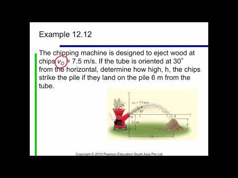 12.6   Motion of Projectile (Slides and Example)