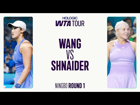 Xiyu Wang vs. Diana Shnaider | 2025 Ningbo Round 1 | WTA Match Highlights