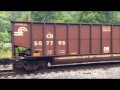 UP SD70M leads NS coal train