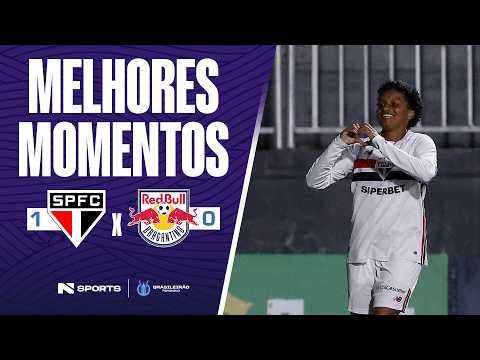 Gols e lances de São Paulo x Red Bull Bragantino